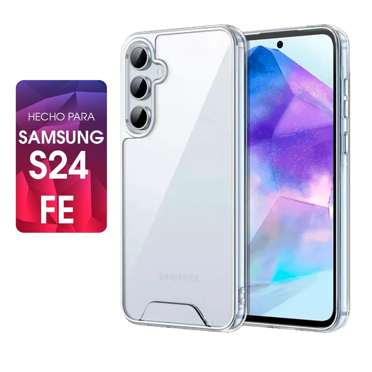 SPACE - Case Space Para Samsung S24 Fe Transparente