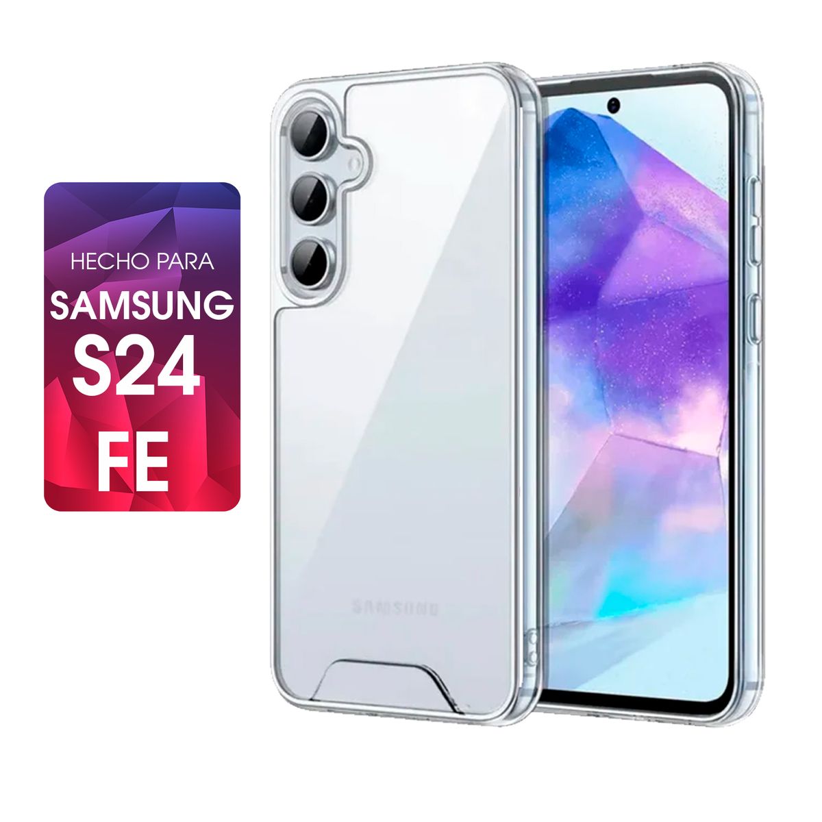 SPACE - Case Space Para Samsung S24 Fe Transparente