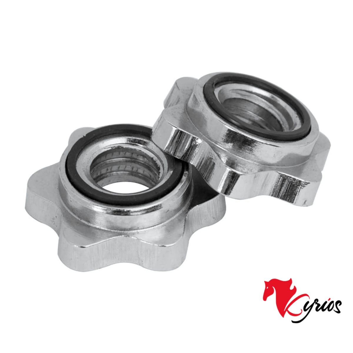 NO LOGO - PAR DE SEGURO TUERCAS DE MANUBRIOS Y BARRAS MODELO ESTRELLA