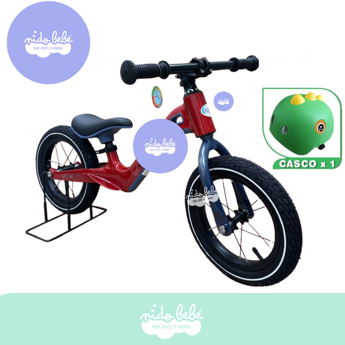 GENERICO - Bicicleta de entrenamiento para niño Belance Dino