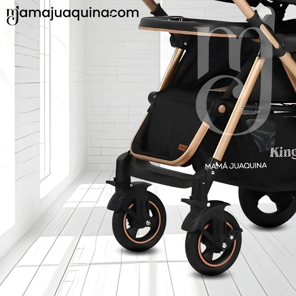 BABY - Coche Cuna «TURQUIA PREMIUM» con Mochila Pañalera Beige
