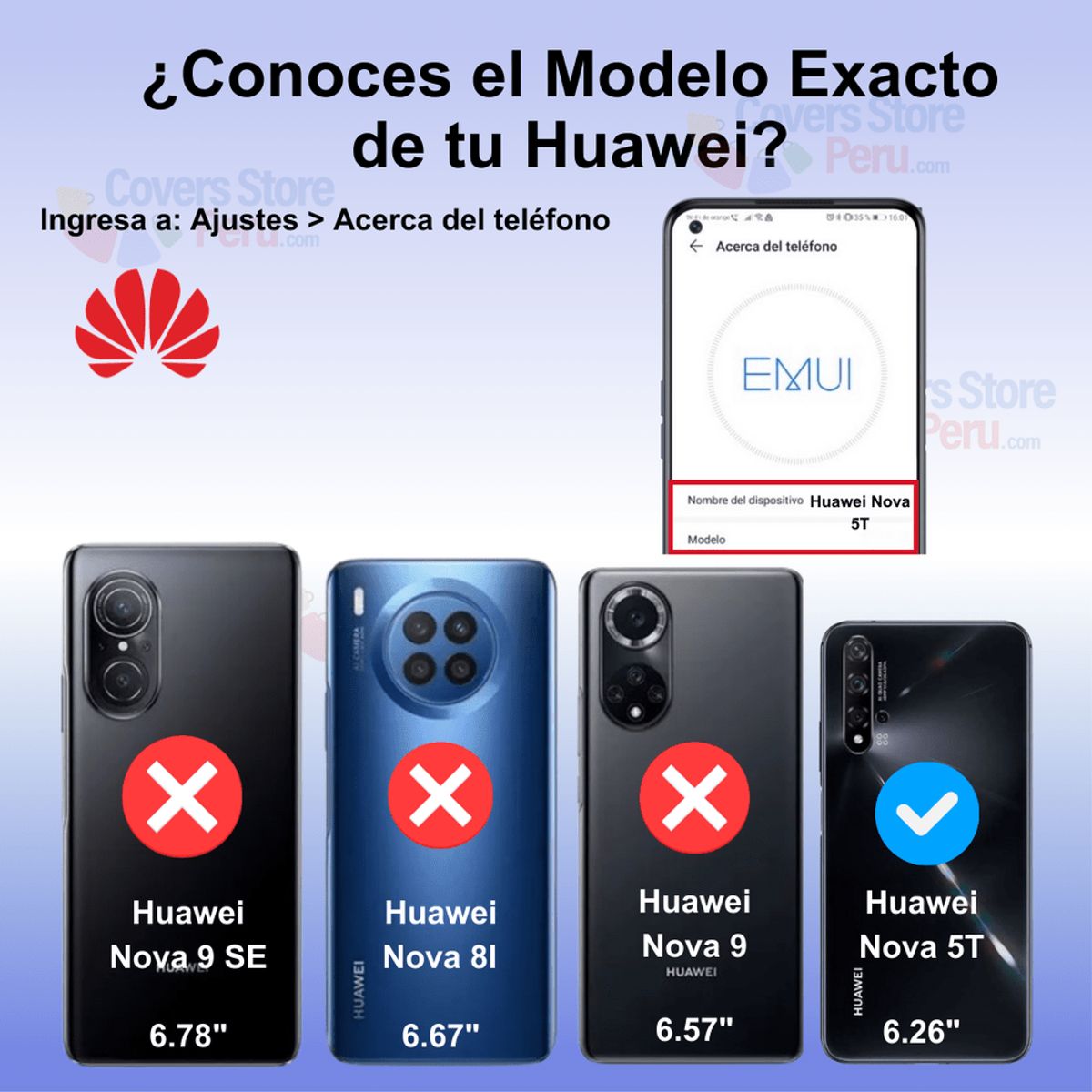 GENERICO - Funda Case para Huawei Nova 5T Jelly Pearl Rojo
