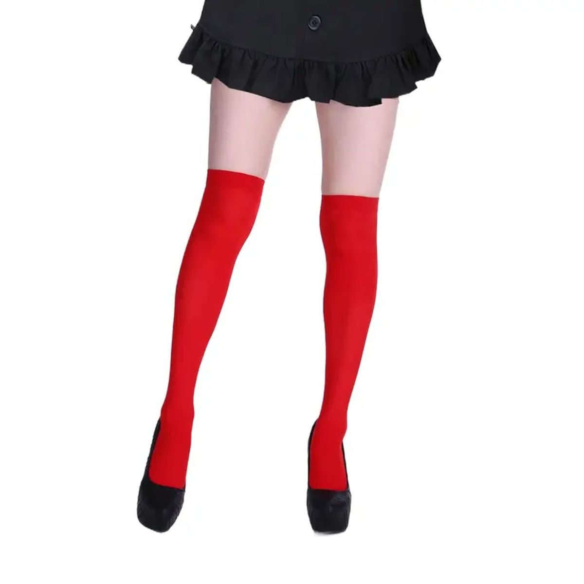 VARIOS - MEDIAS ENTERAS LARGAS BUCANERAS DIVERSOS COLORES MONOCOLOR