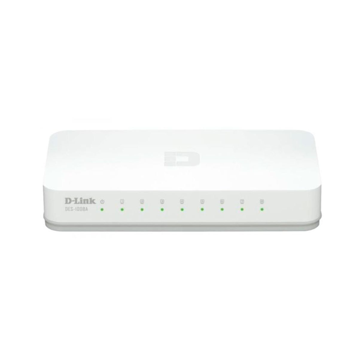 GENERICO - Switch D-Link Des-1008A De 8 Puertos 10/100Mbps Para Conexión Estable Y Rápida En Redes Lo