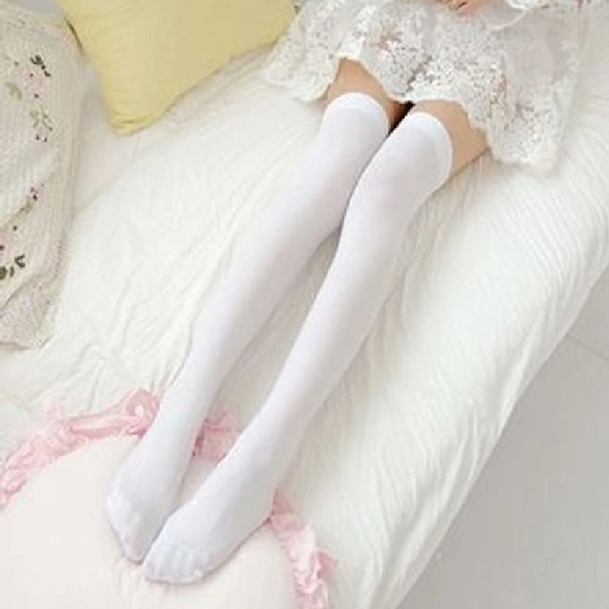 VARIOS - MEDIAS ENTERAS LARGAS BUCANERAS DIVERSOS COLORES MONOCOLOR