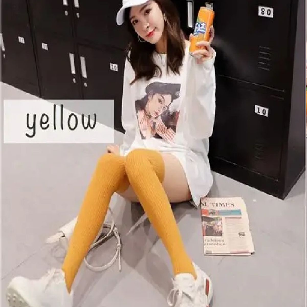 VARIOS - MEDIAS ENTERAS LARGAS BUCANERAS DIVERSOS COLORES MONOCOLOR