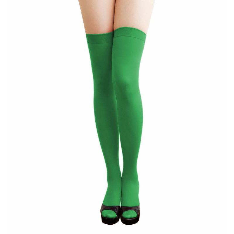 VARIOS - MEDIAS ENTERAS LARGAS BUCANERAS DIVERSOS COLORES MONOCOLOR