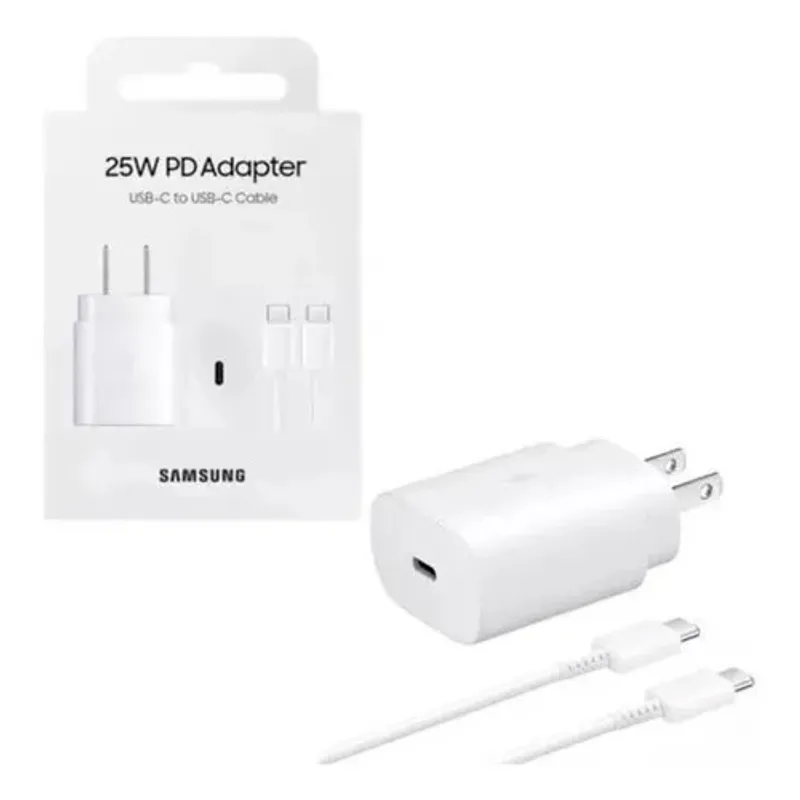 SAMSUNG - CARGADOR PARA SAMSUNG DE 25W BLANCO