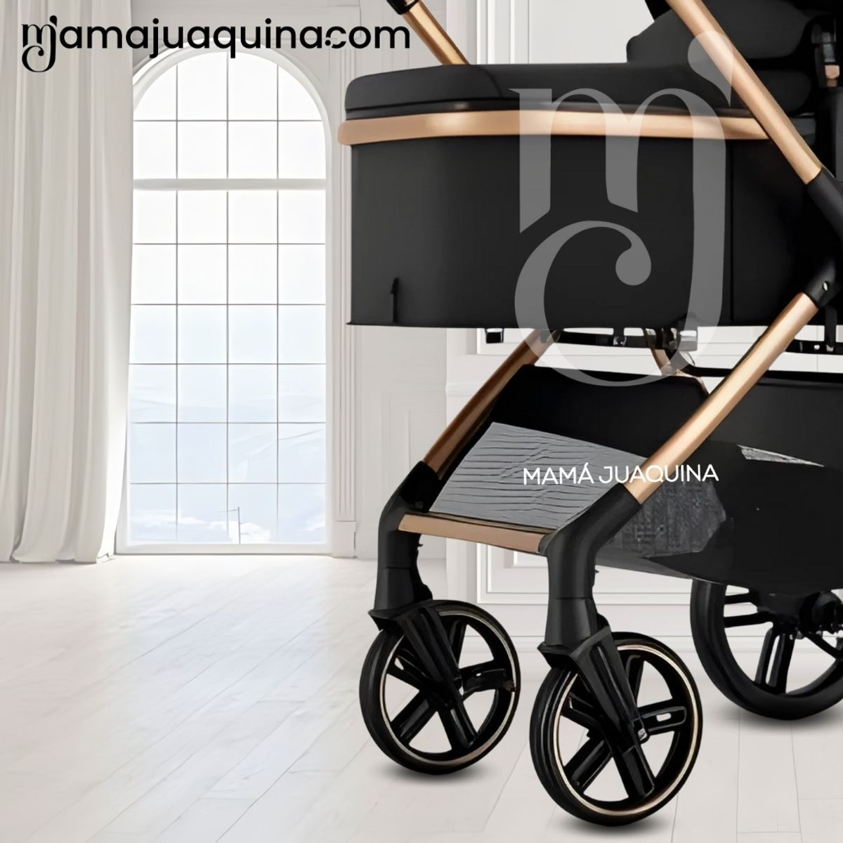 Baby - Coche Moisés Travel System «KYLIE» de Lujo Black