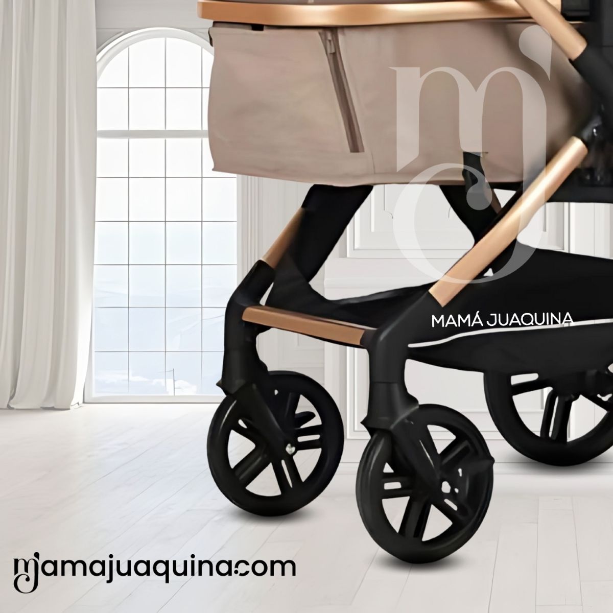 Baby - Coche Moisés Travel System «KYLIE» de Lujo Beige