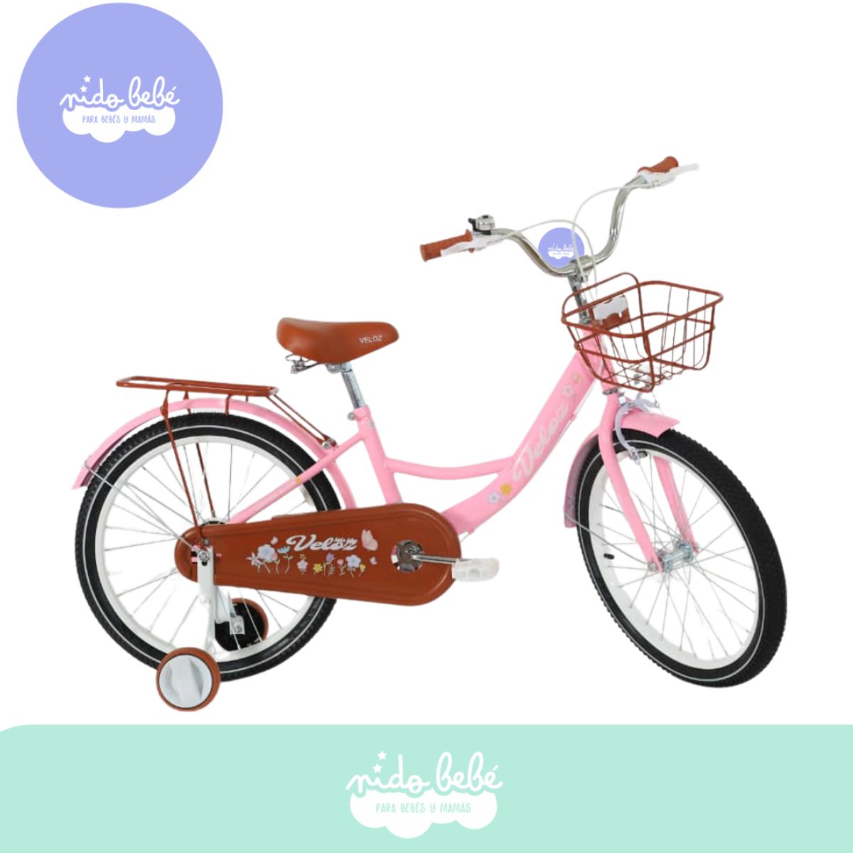 GENERICO - Bicicleta aro 20 para niña Princesa Pinky