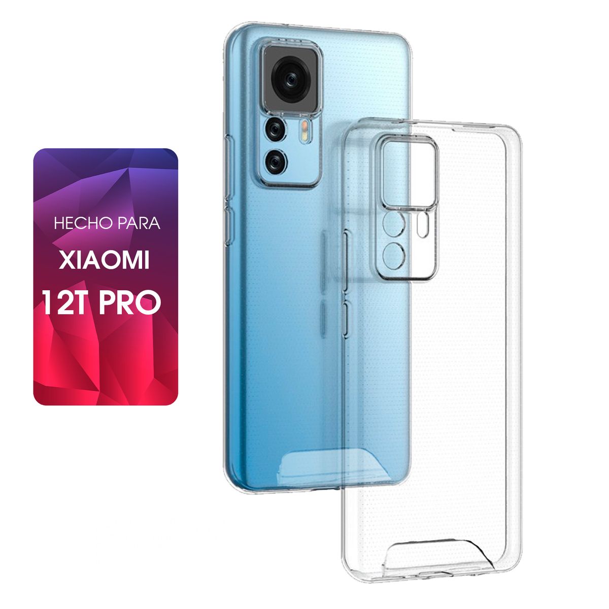 SPACE - Case Space Para Xiaomi 12T Pro Transparente