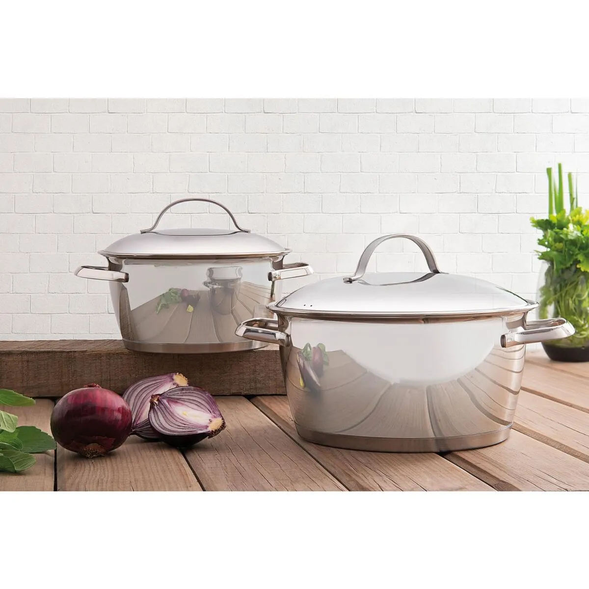 TRAMONTINA - Olla Acero 16 Cm (1.6 Lt) Allegra T/Vid - Tramontina.