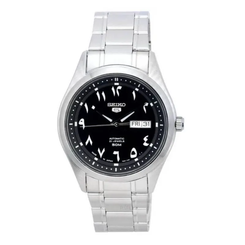 SEIKO - Seiko 5 Sports Arabic Dial Black 42mm
