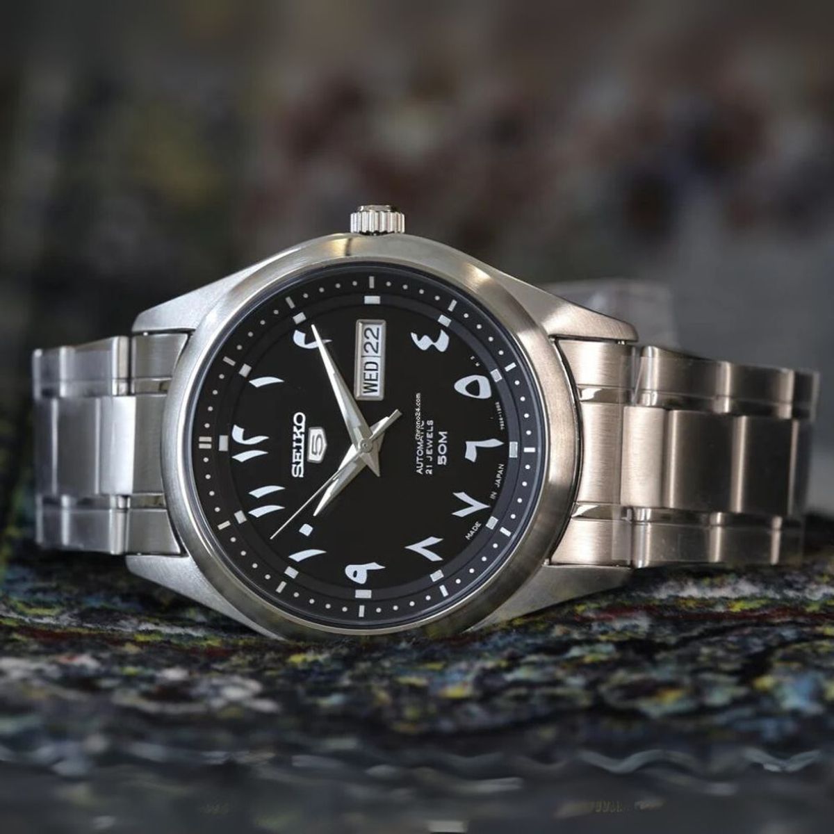 SEIKO - Seiko 5 Sports Arabic Dial Black 42mm