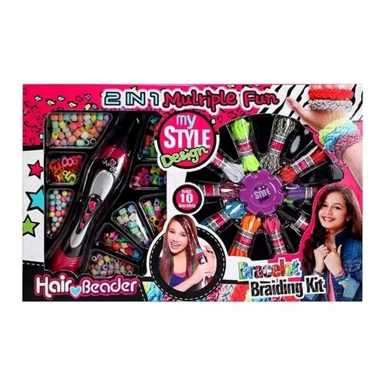 GENERICO - Set De Cuentas Para Cabello 2 en 1