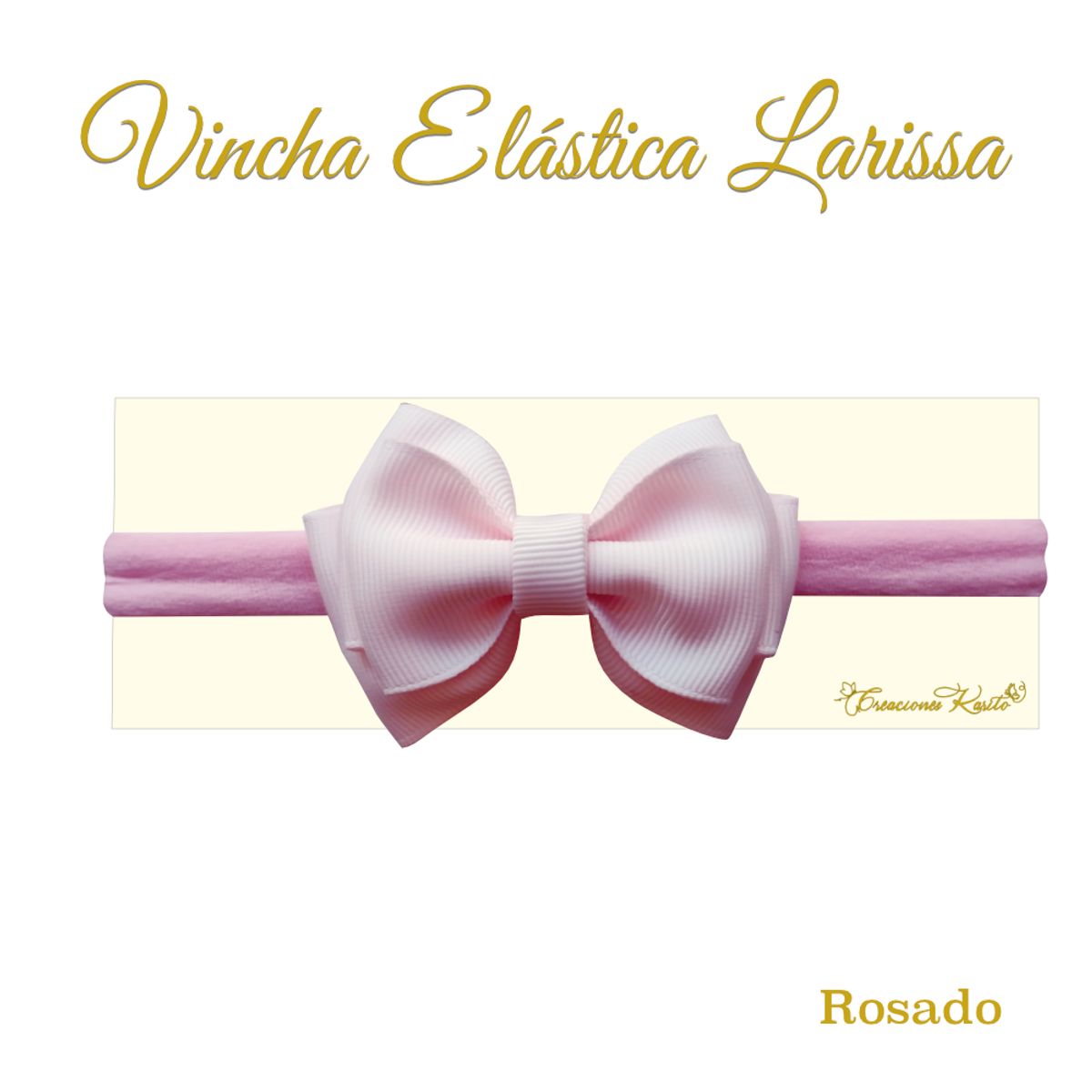 GENERICO - Vincha para bebé modelo Larissa