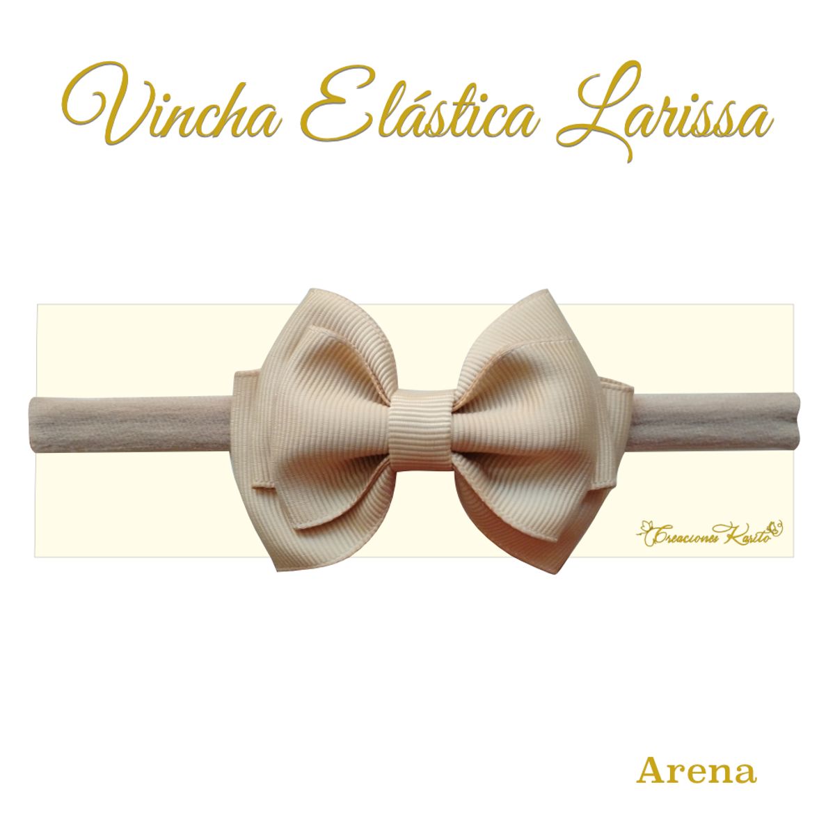 GENERICO - Vincha para bebé modelo Larissa