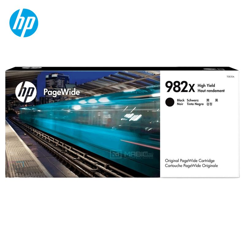 HP - Cartucho de Tinta HP 982X Negro T0B30A PageWide 765dn 780 785 Original