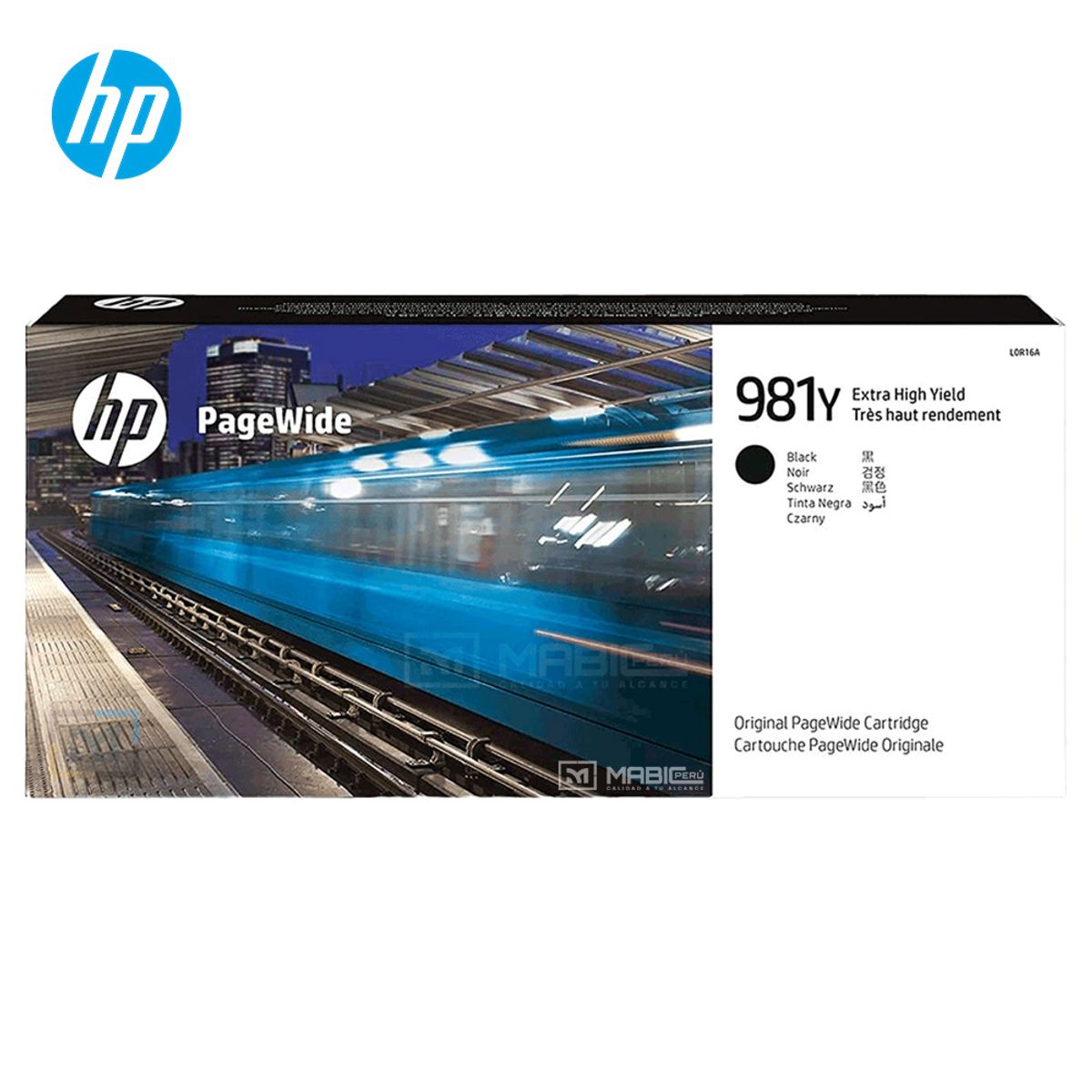 HP - Cartucho de Tinta HP 981Y Negro L0R16A PageWide 556dn 586dn Original