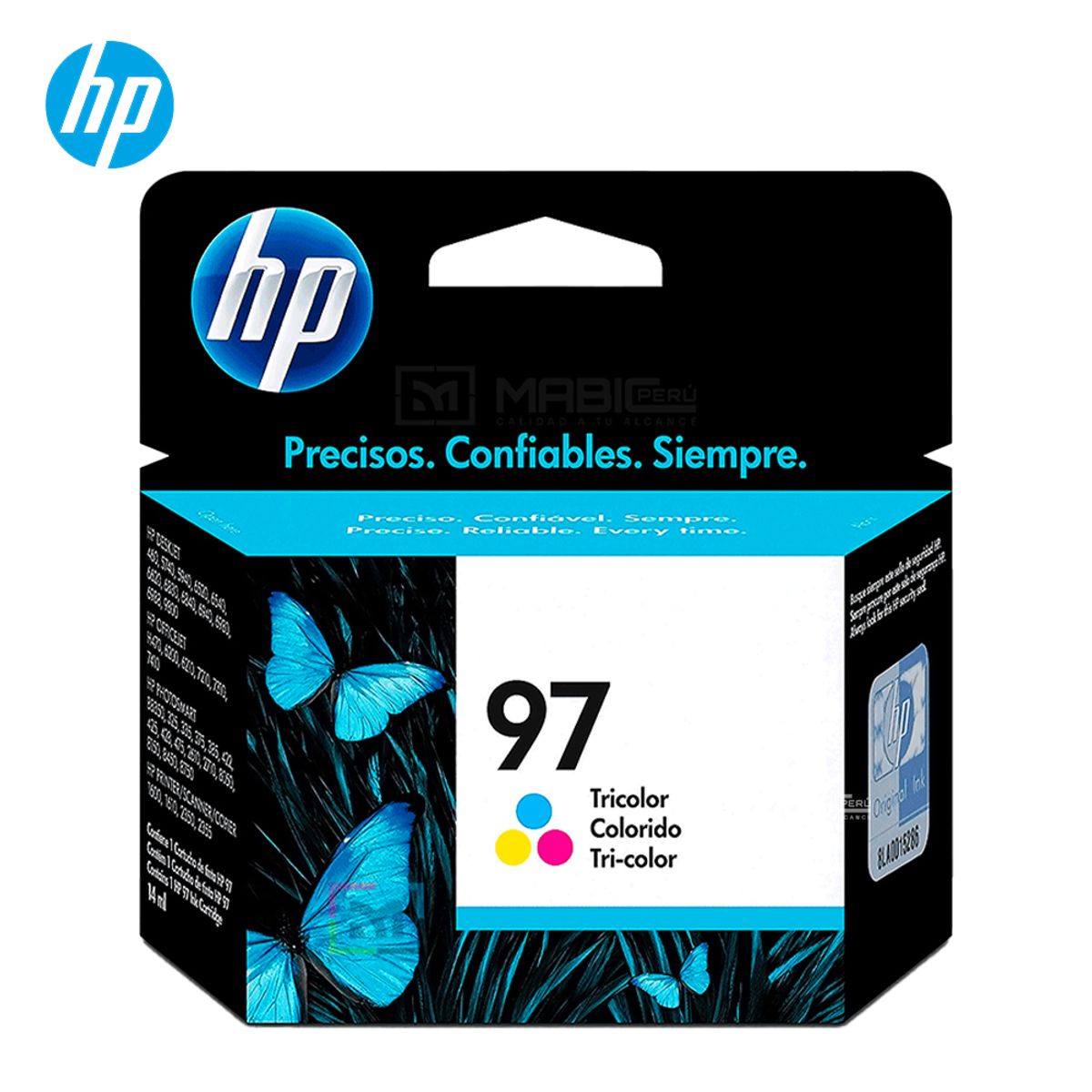 HP - Cartucho de Tinta HP 97 Tricolor C9363WL DeskJet 5740 Original