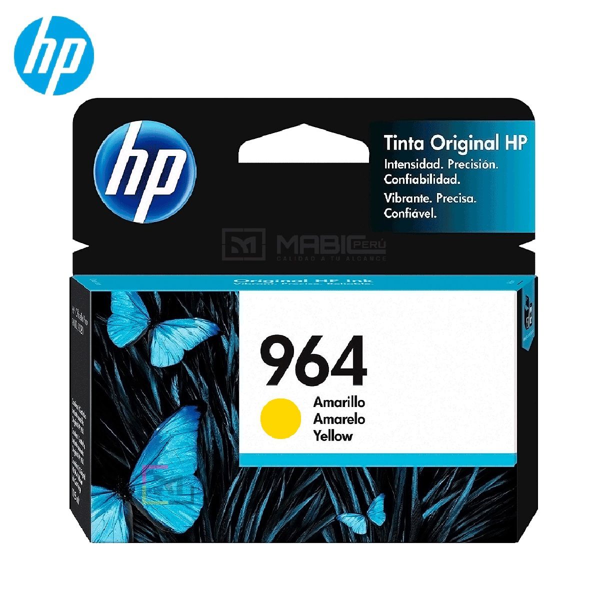 HP - Cartucho de Tinta HP 964 Amarillo 3JA52AL OfficeJet 9010 9020 Original