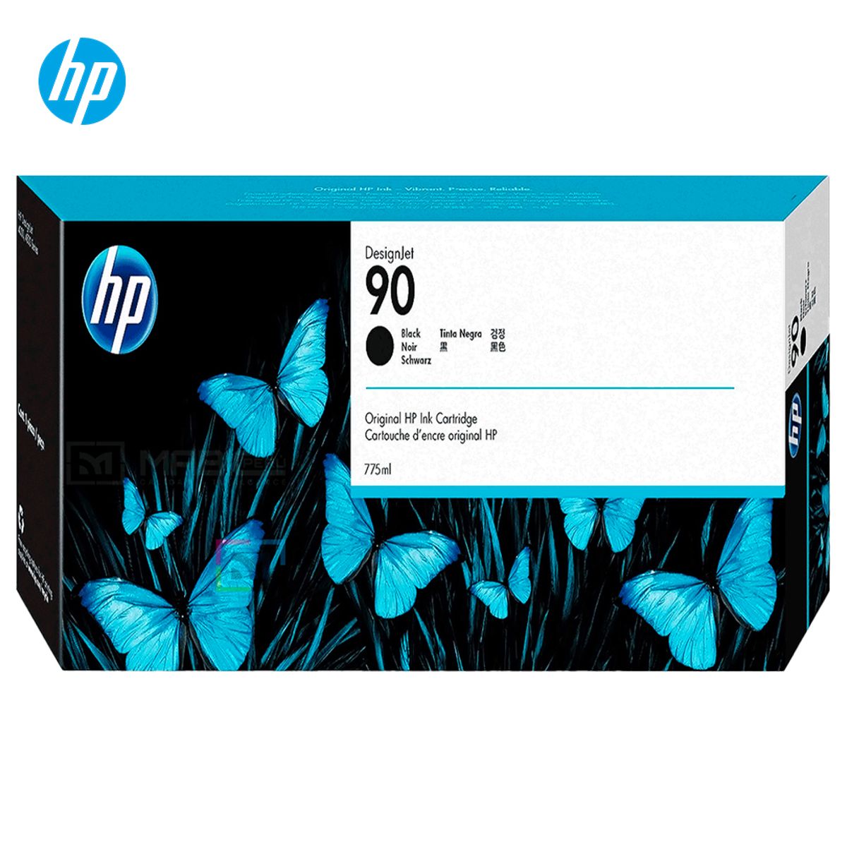 HP - Cartucho de Tinta HP 90 Negro C5059A Designjet 4500 4520 Original - 775ml
