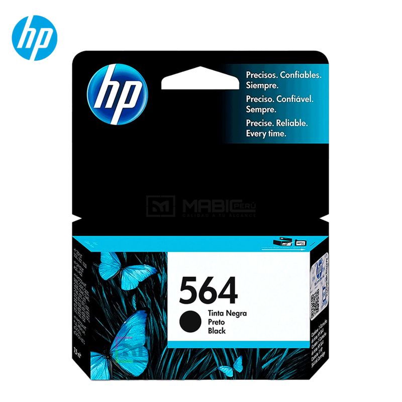 HP - Cartucho de Tinta HP 564 Negro CB316WL OfficeJet 3520  4622 7520 Original