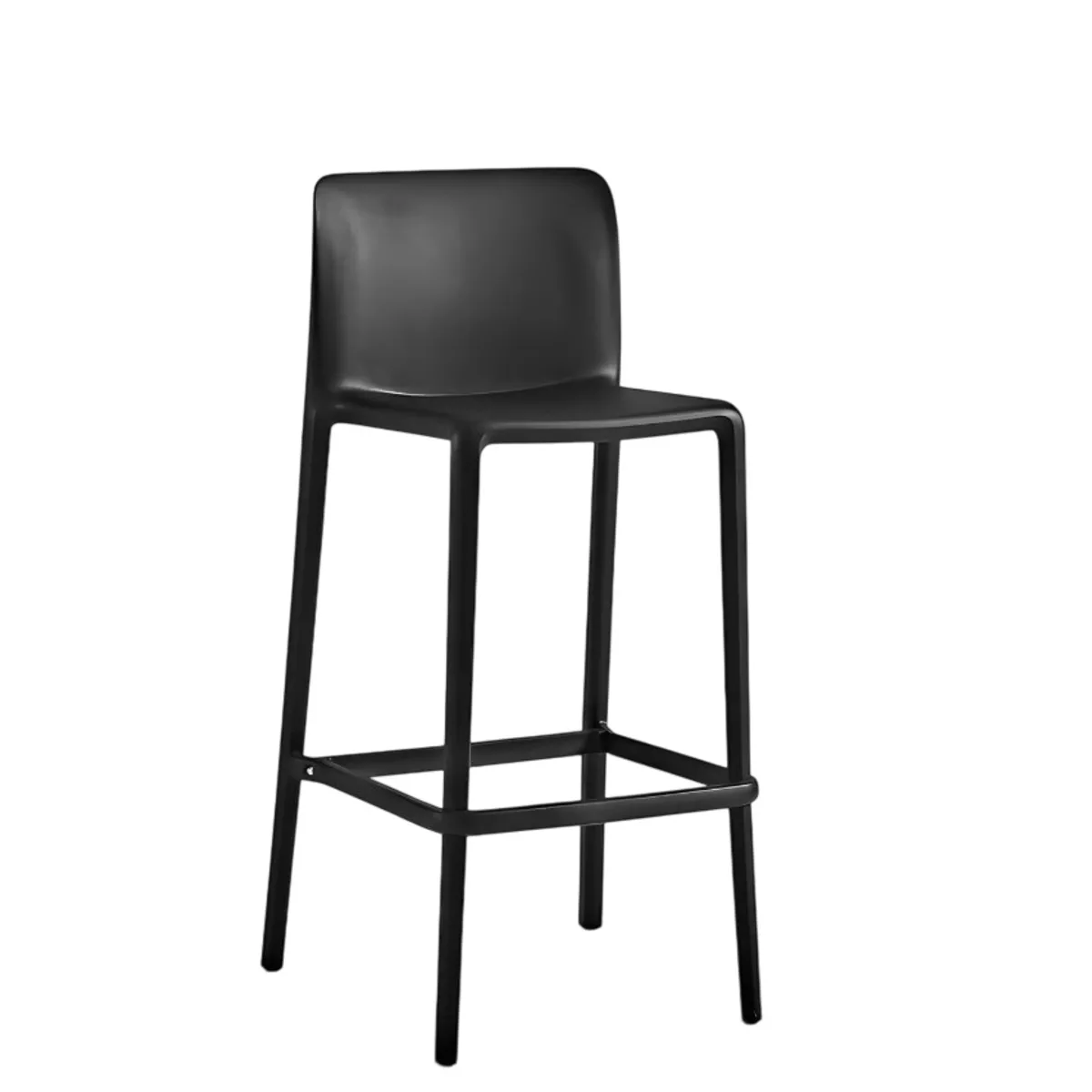 GENERICO - Silla bar negro Fluit Negro