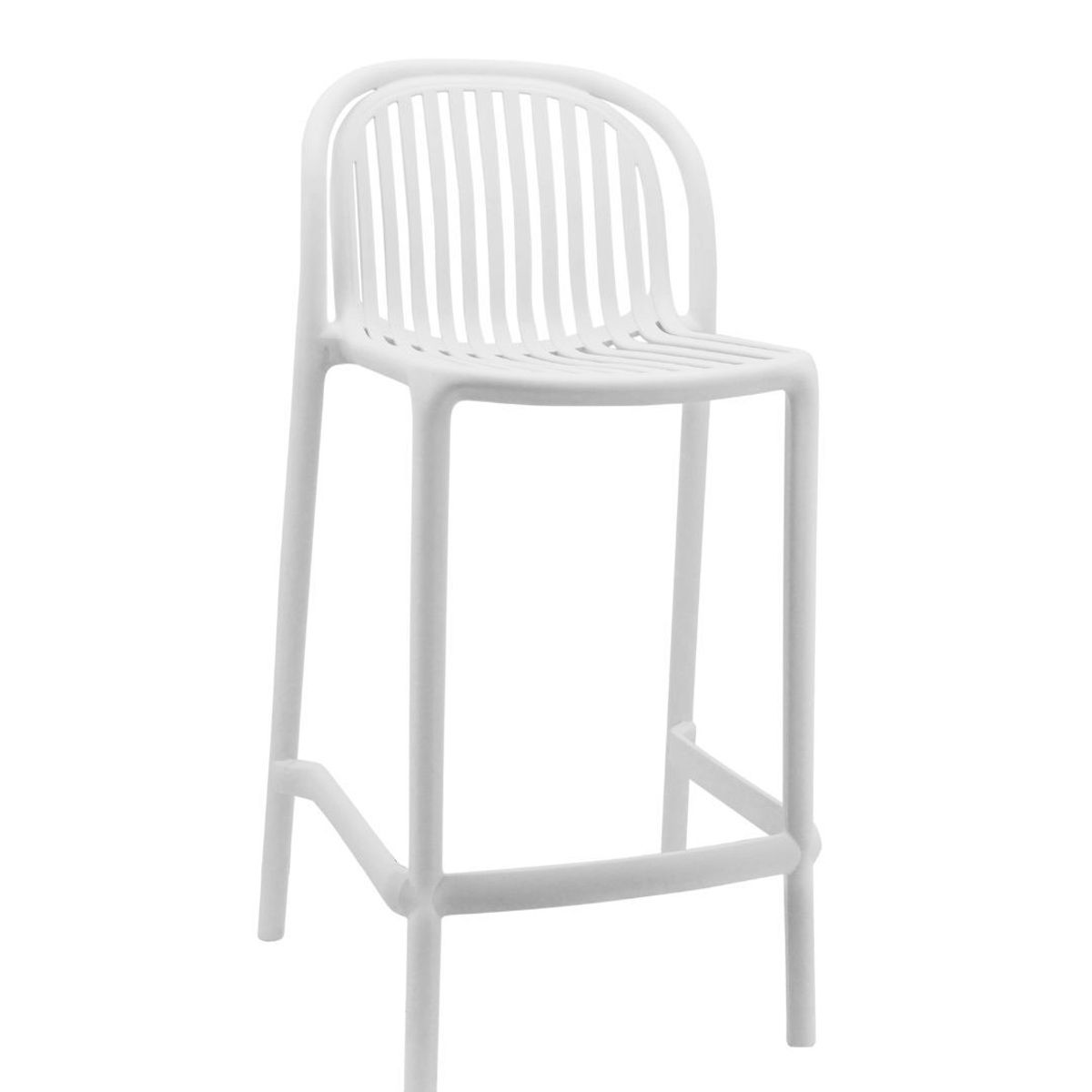 GENERICO - Silla bar Blanco moderno 75 cm alt