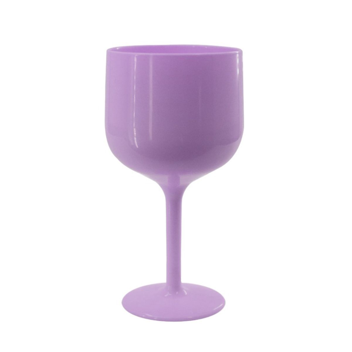 GENERICO - COPA ACRÍLICA LILA PARA VINO Y CÓCTELES FIESTAS EVENTOS Y BRINDIS