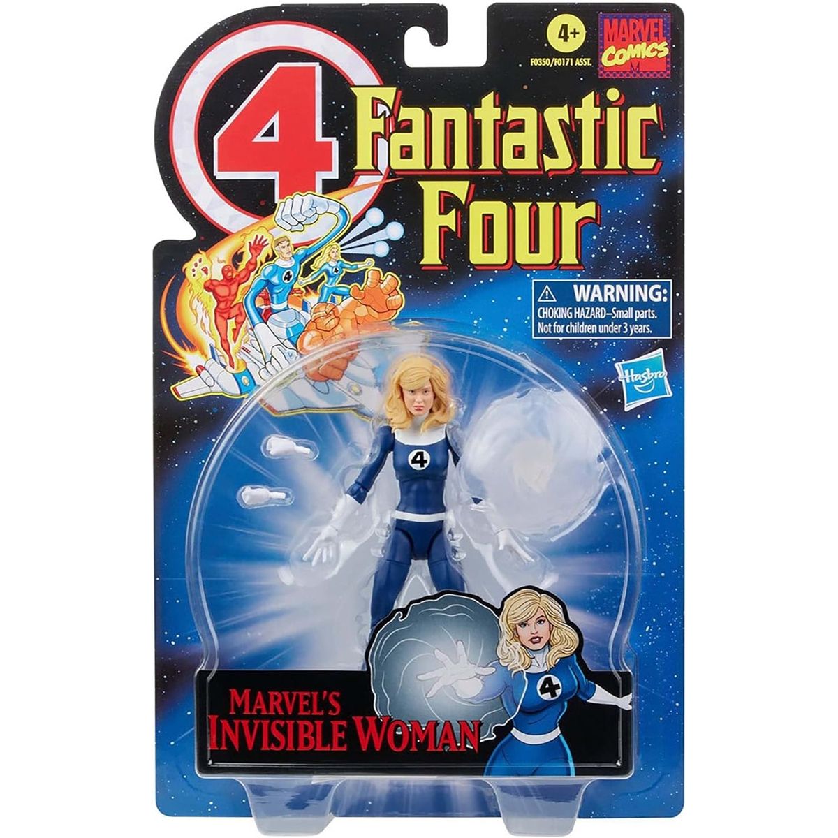 MARVEL - Los 4 Fantasticos Retro Marvel Legends Mujer Invisible