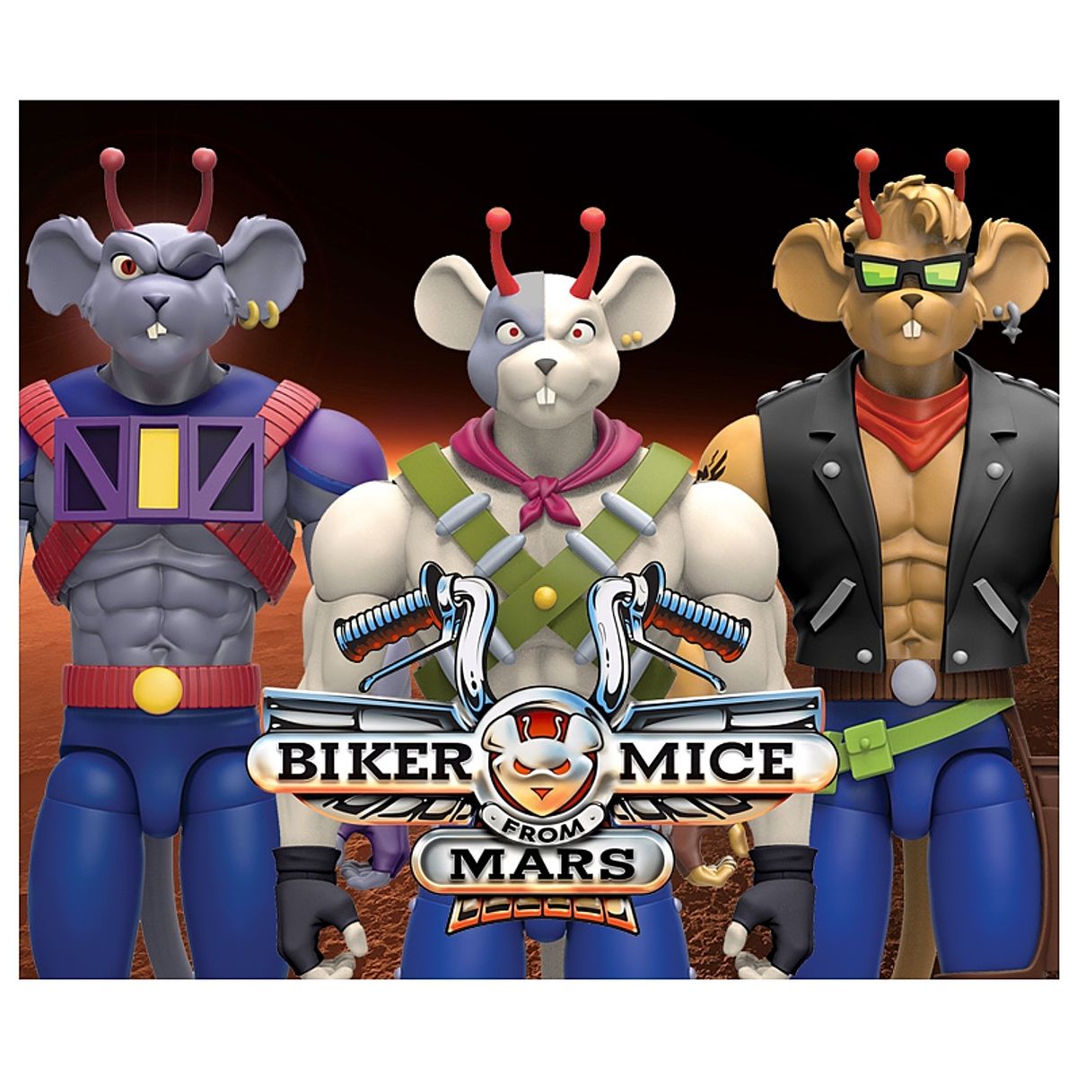 MARVEL - Set Moto Ratones Throttle Modo & Vinnie SDCC 2025