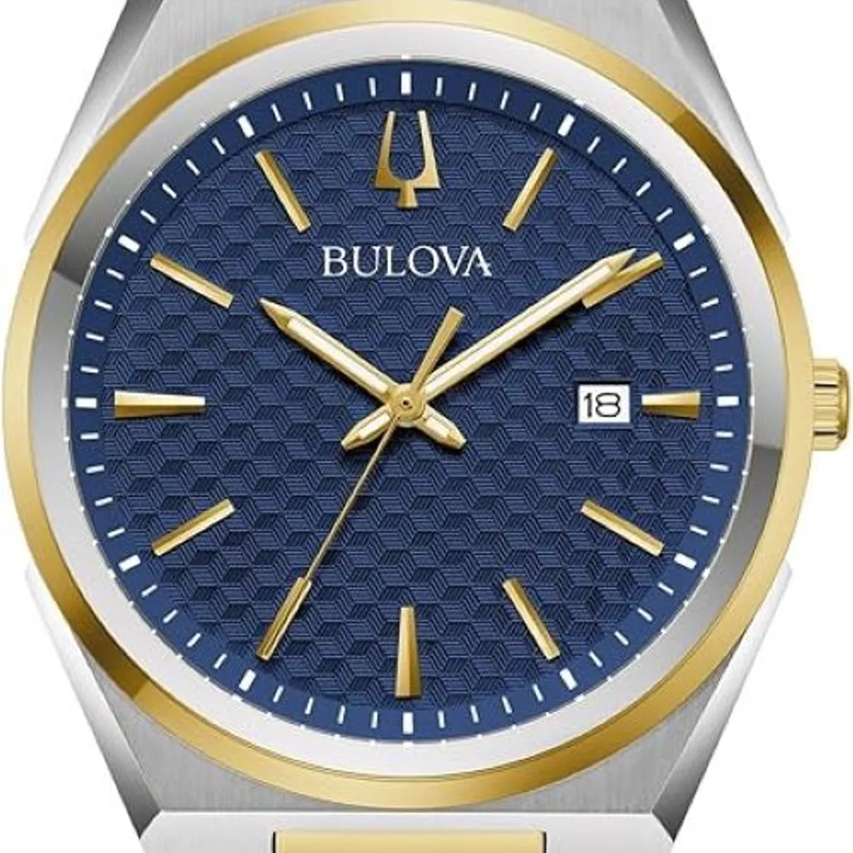 Bulova - Bulova Reloj clásico de cuarzo de dos tonos