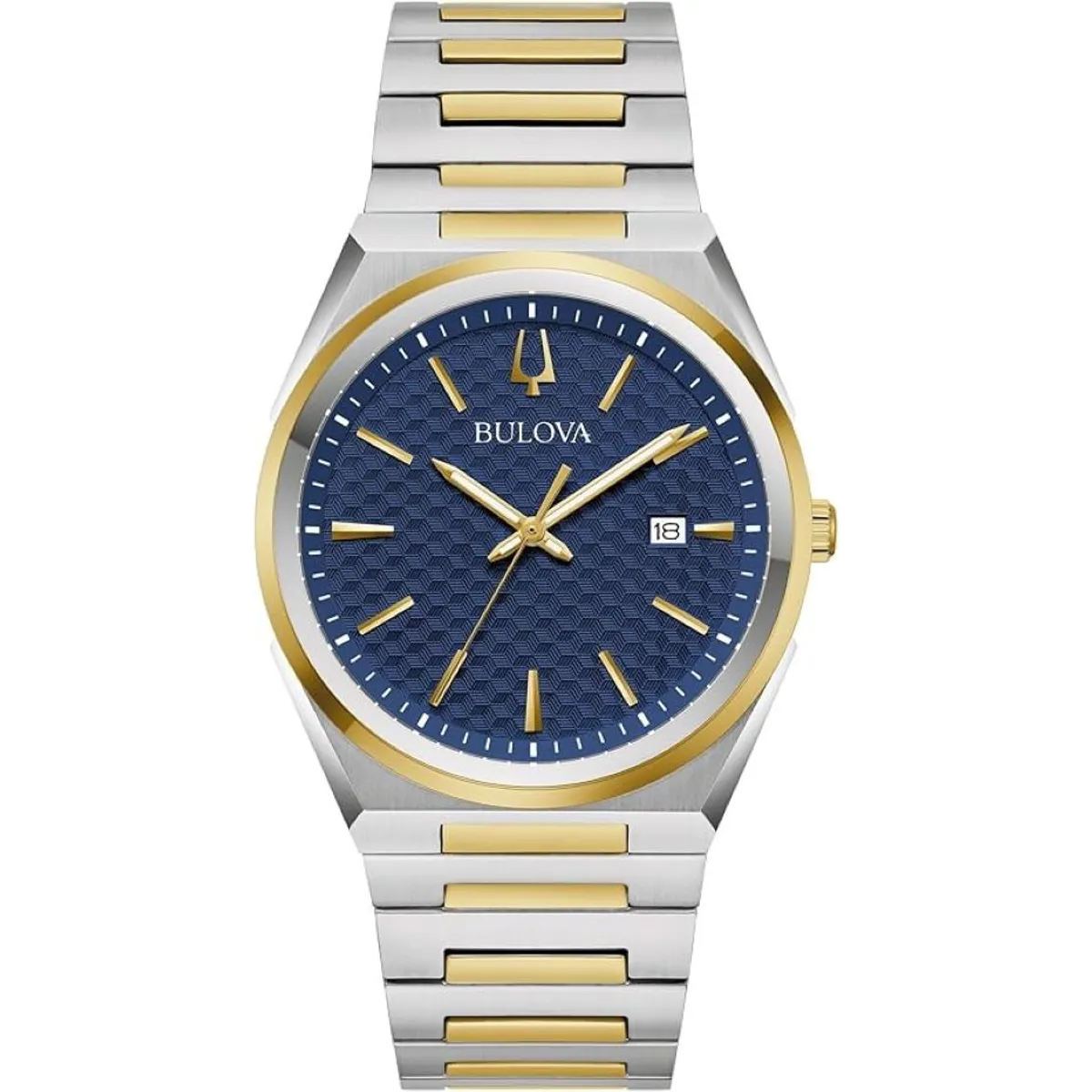 Bulova - Bulova Reloj clásico de cuarzo de dos tonos