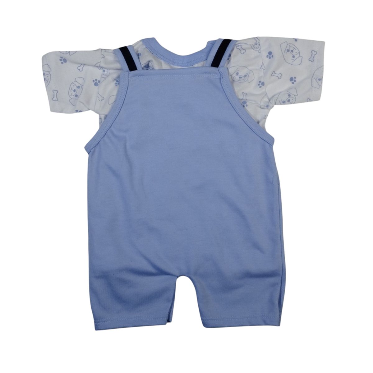 GENERICO - Overol y polo de algodón de perrito para bebés
