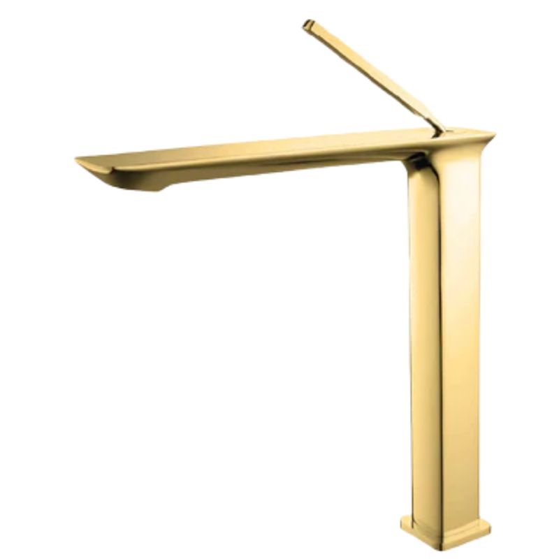 FRATELLI - MEZCLADORA MONOCOMANDO DE LAVATORIO ALTO BOSSINI BRONCE DORADO