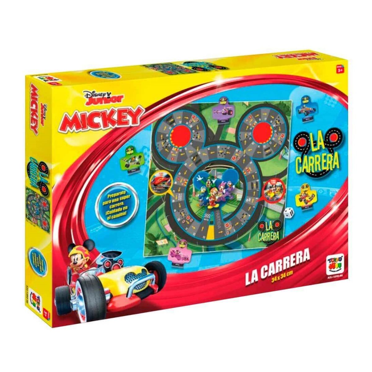 DISNEY CLASICOS - JUEGO DE MESA TOYNG DISNEY JUNIOR MICKEY MOUSE LA CARRERA