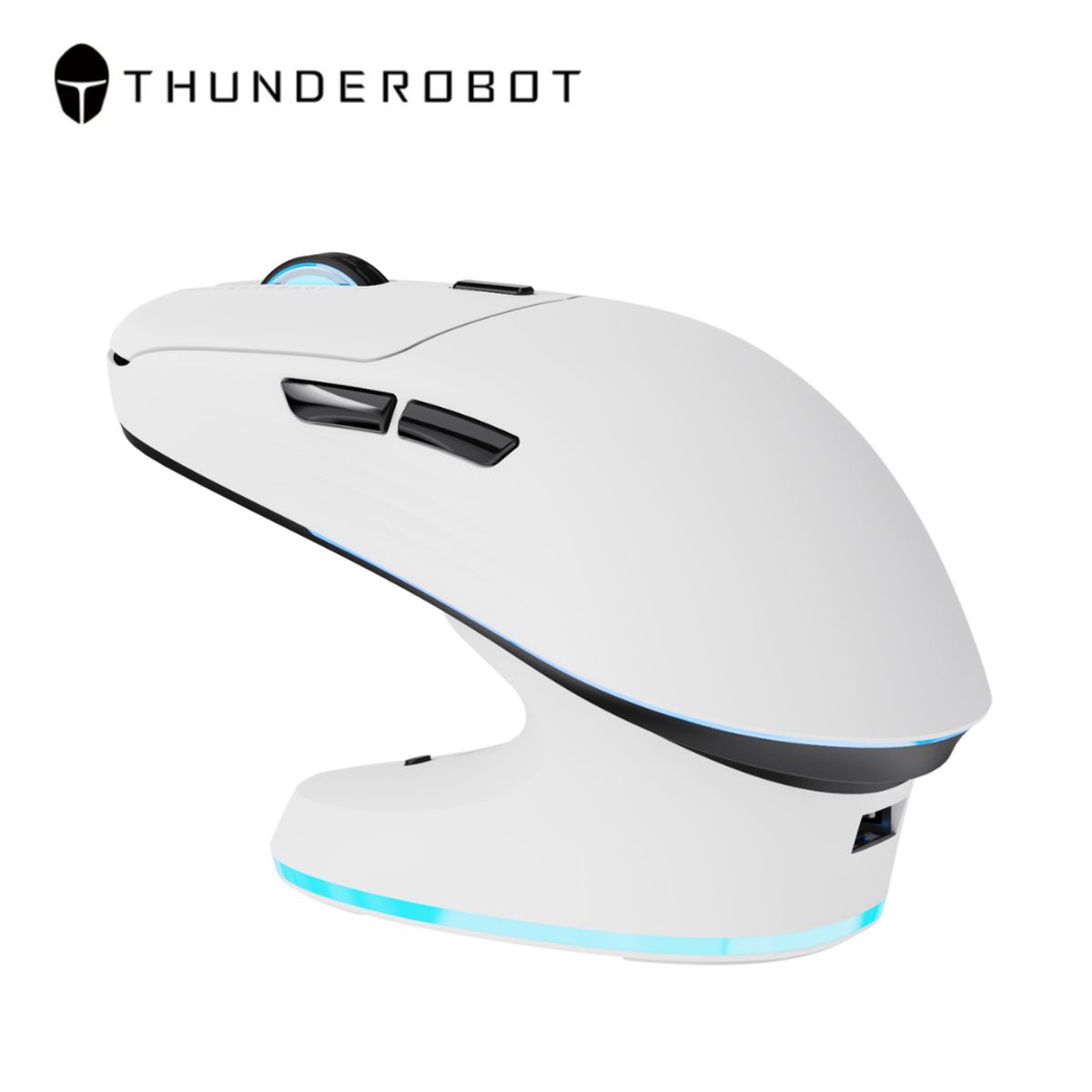 THUNDEROBOT - Mouse Gamer Inalámbrico Thunderobot ML7 Con Base 12000dpi