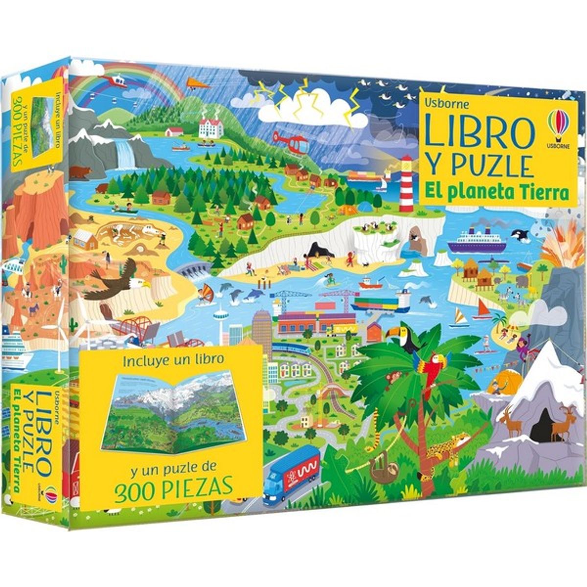 GENERICO - PLANETA TIERRA LIBRO Y PUZZLE