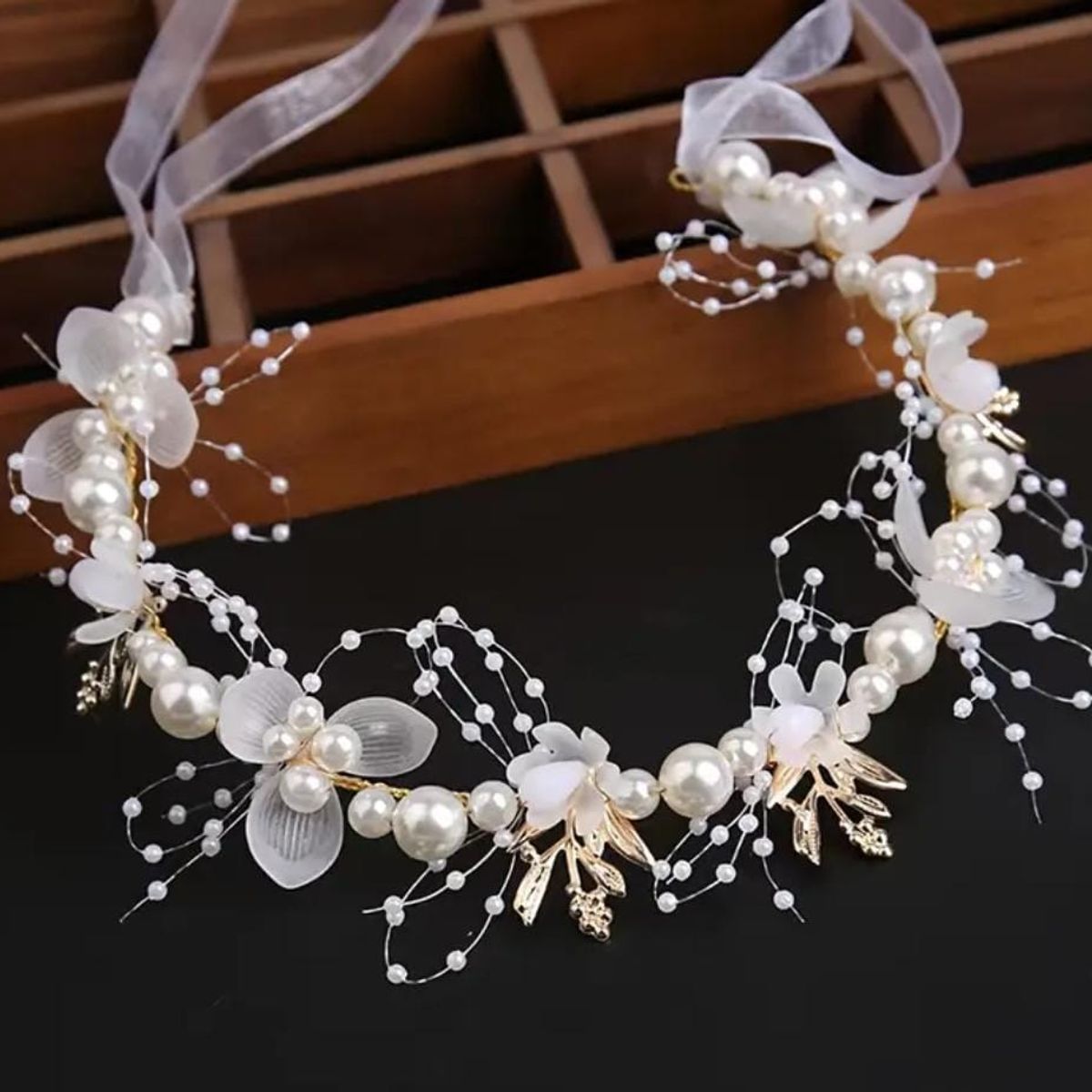 GENERICO - Corona Vincha Primera Comunión Bautizo