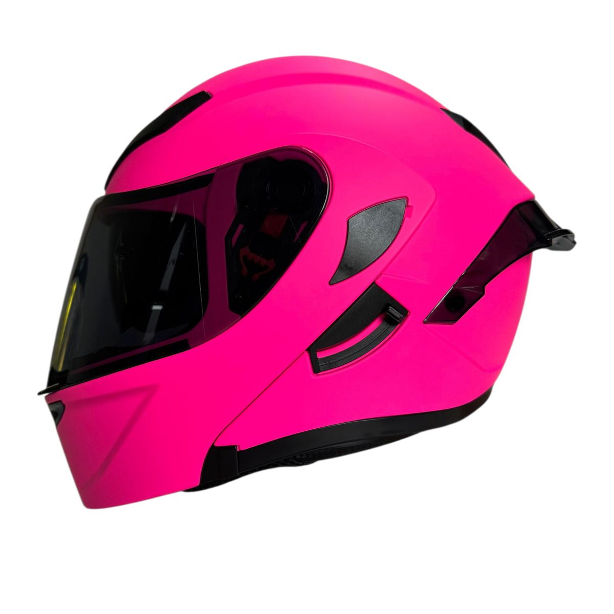 GENERICO - CASCO ABATIBLE XTREME ROSADO VISOR OSCURO TALLA M