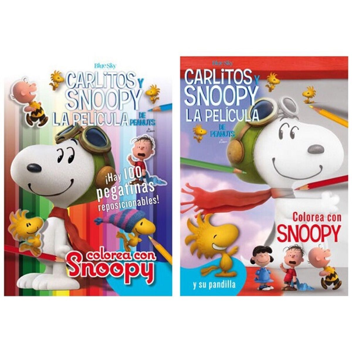 GENERICO - libro infantil COLOREA CON SNOOPY Y SU PANDILLA