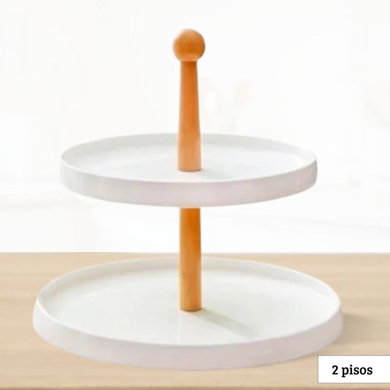 ICHIMATSU - Porta Bocaditos de Loza 2 Pisos