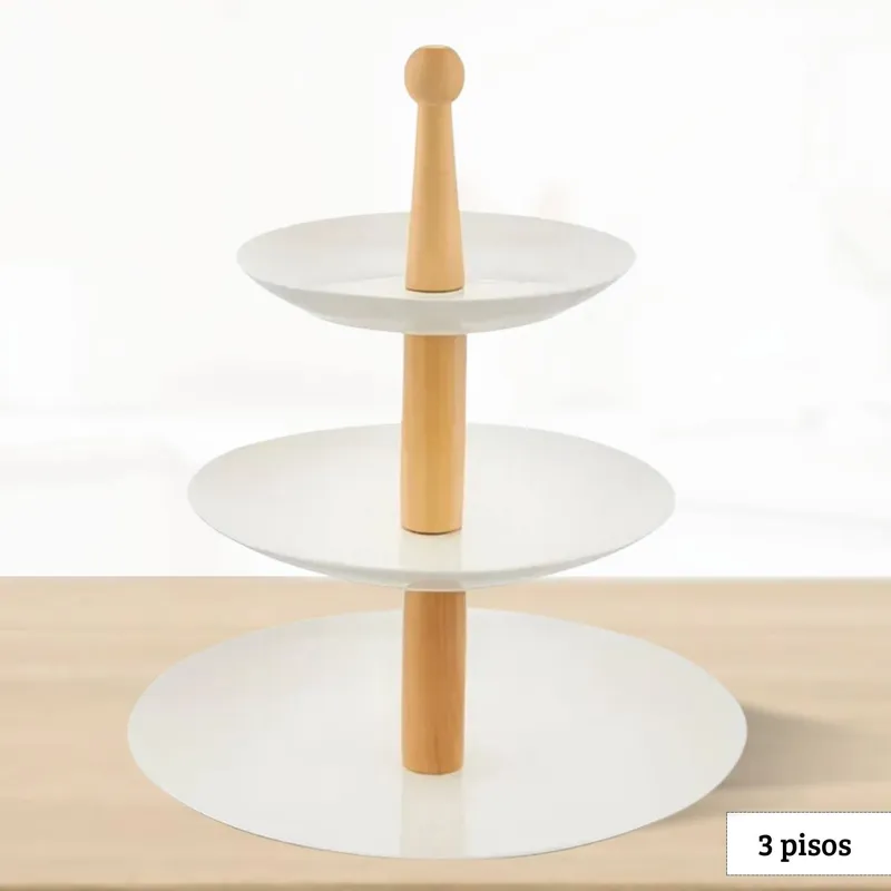 ICHIMATSU - Porta Bocaditos de Loza 3 Pisos