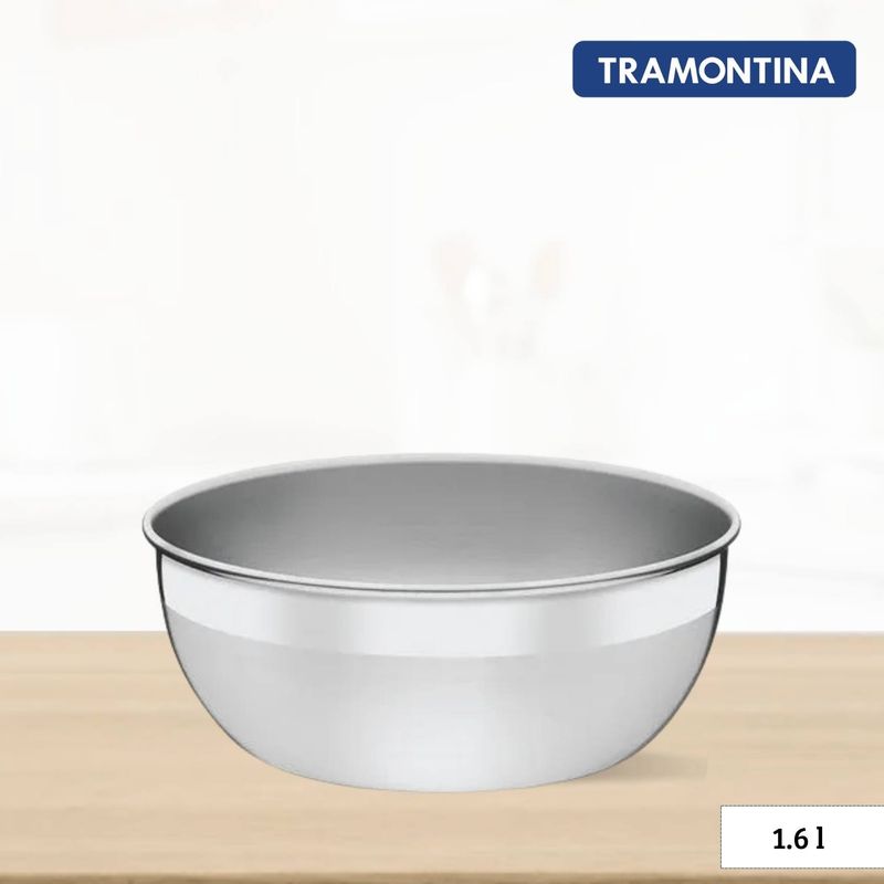 TRAMONTINA - Bowl de Acero Inoxidable T Freezinox Tramontina 18 CM
