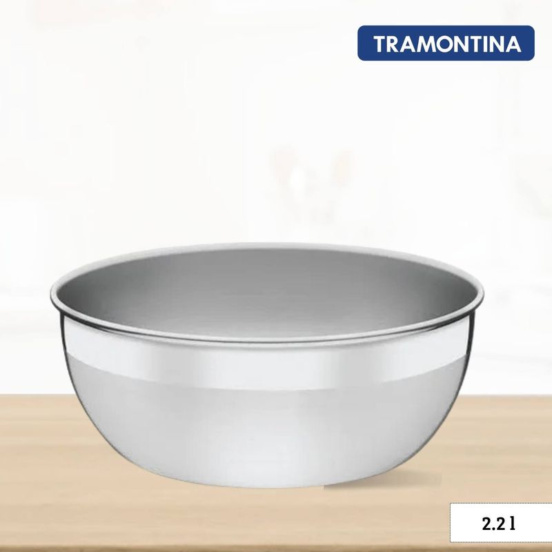TRAMONTINA - Bowl de Acero Inoxidable T Freezinox Tramontina 20 CM