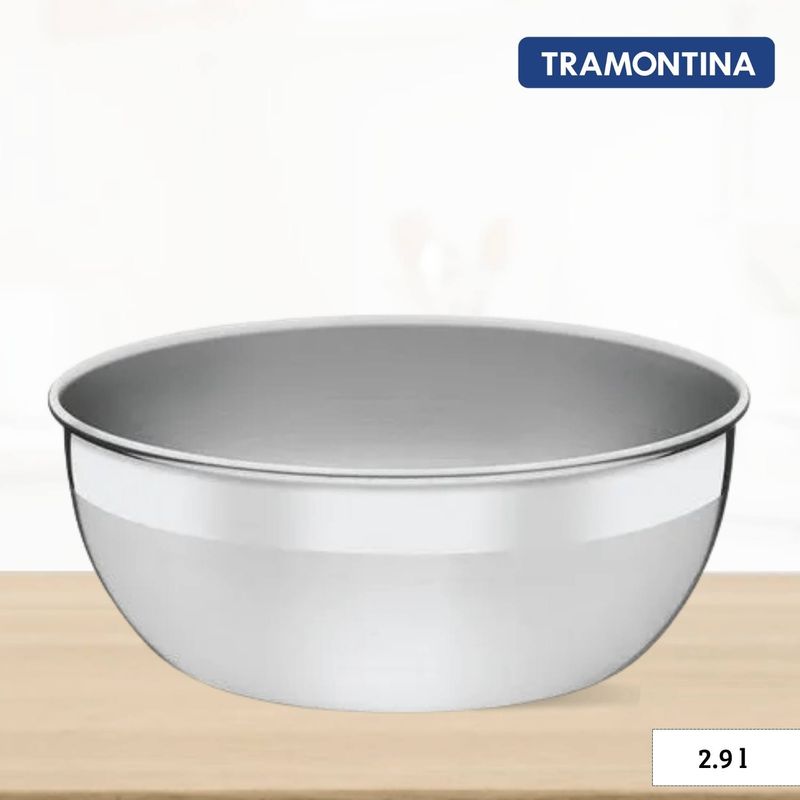 TRAMONTINA - Bowl de Acero Inoxidable T Freezinox Tramontina 22 CM