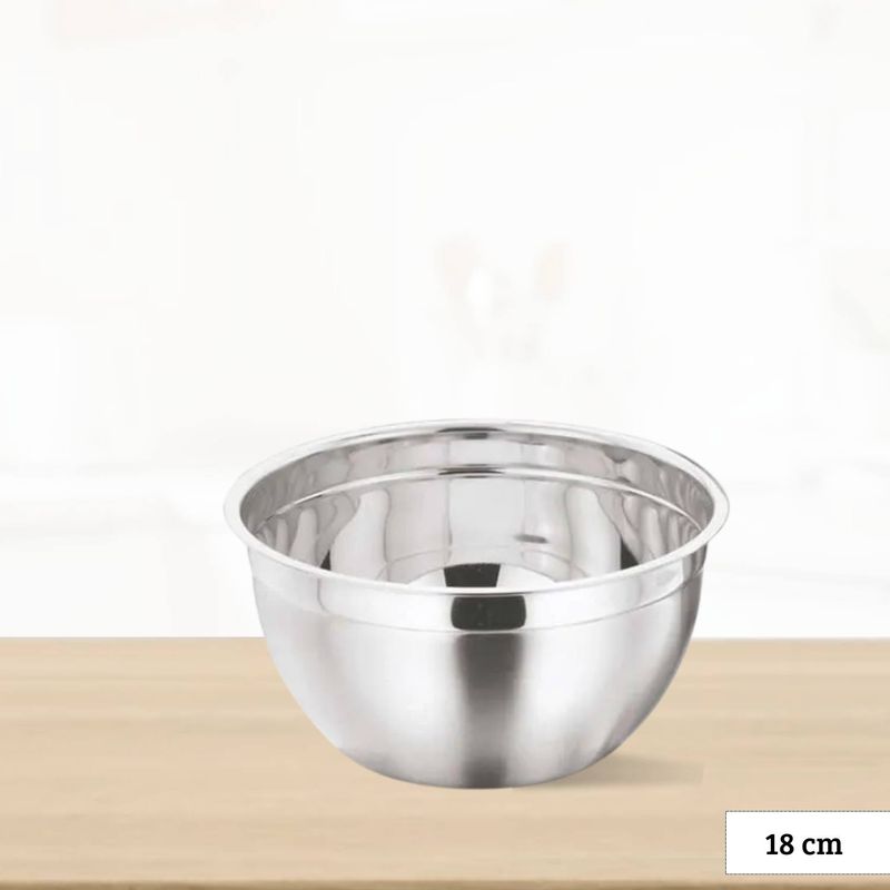 ICHIMATSU - Bowl de Acero Inoxidable Profesional Ichimatsu 18 CM
