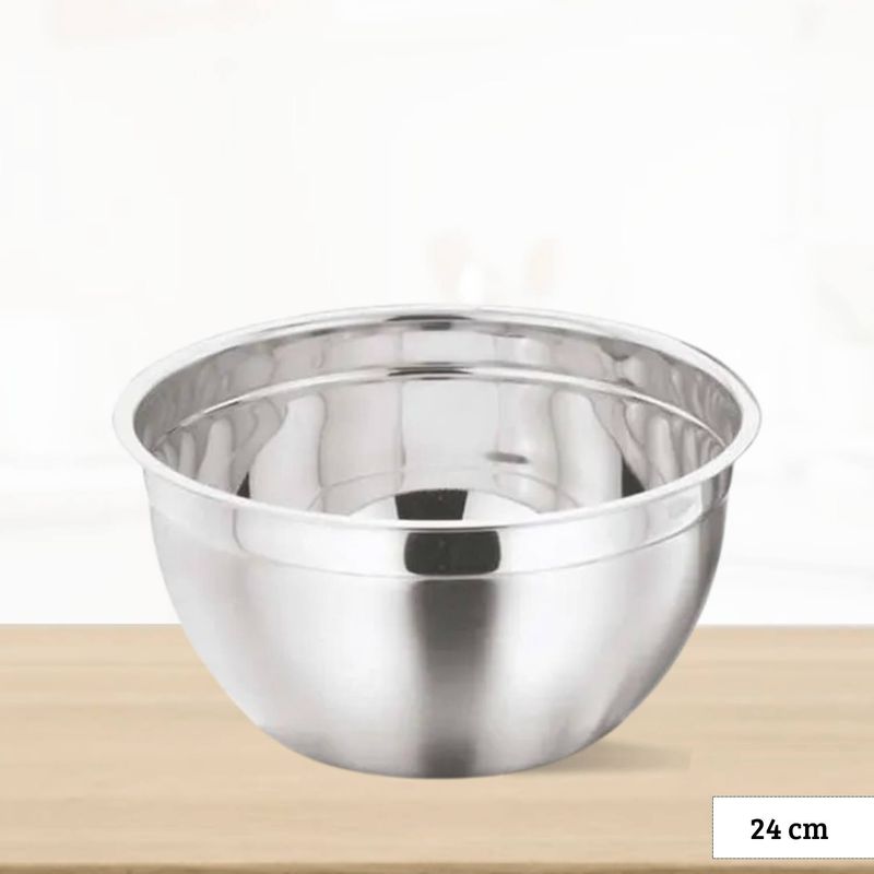 ICHIMATSU - Bowl de Acero Inoxidable Profesional Ichimatsu 24 CM